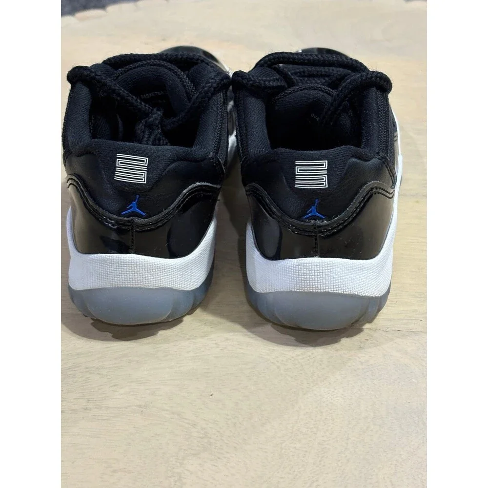 Air Jordan 11 Retro Low Space Jam Black/Blue Little Kids Size 13.5C EUR 31.5